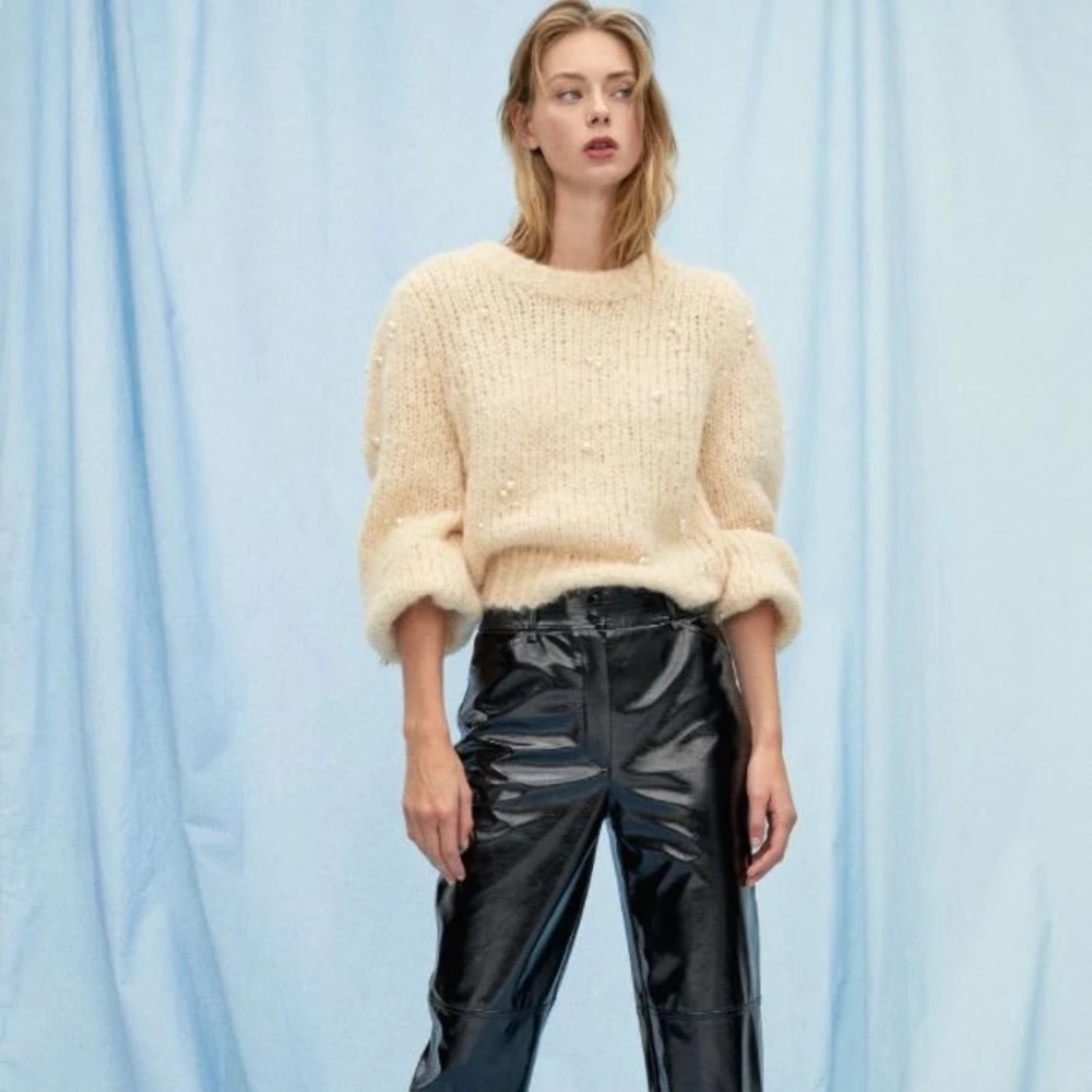 Aritzia Wilfred Le Fou Pearl Shimmy Sweater